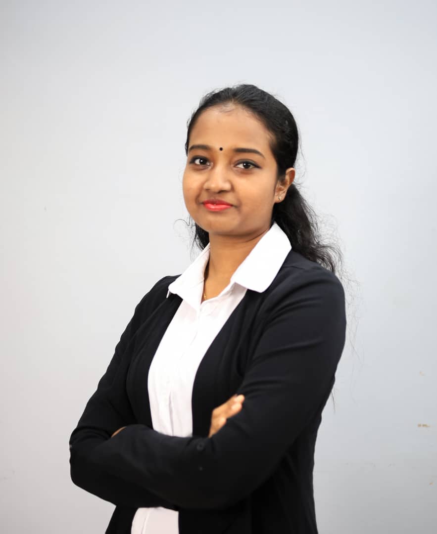 Professional headshot of Thiviya